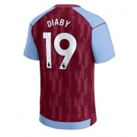 Camisa de Futebol Aston Villa Moussa Diaby #19 Equipamento Principal 2023-24 Manga Curta